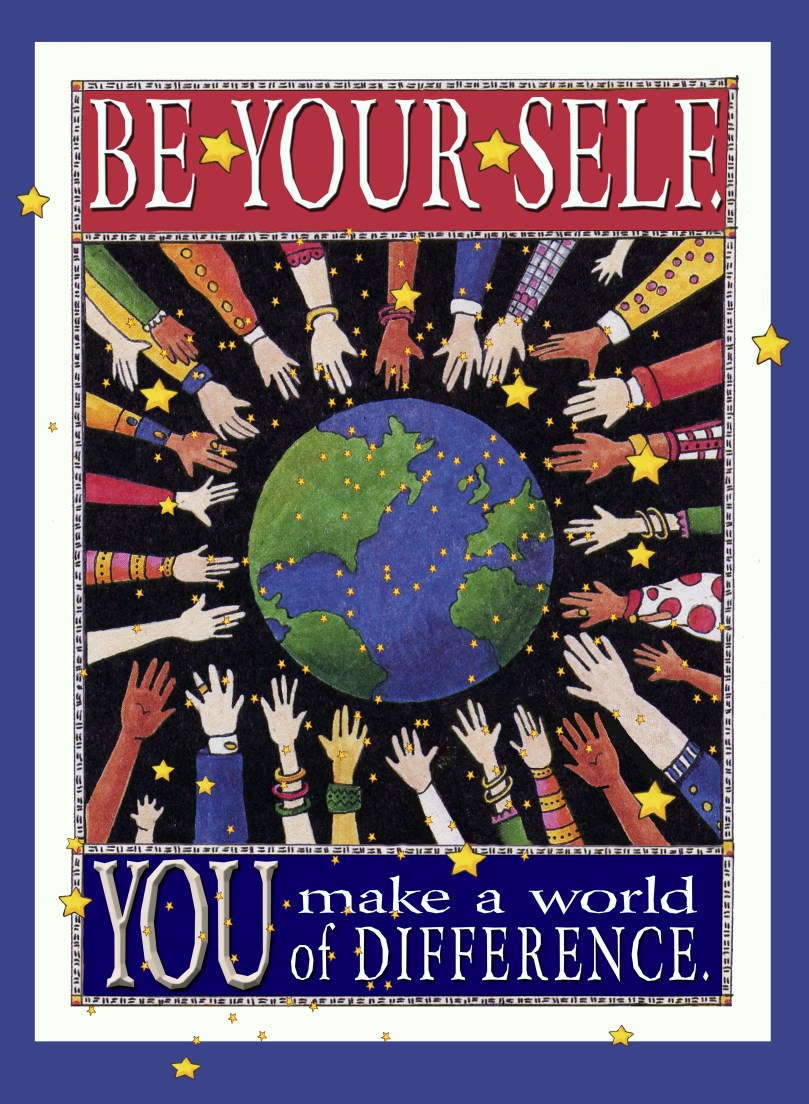 Be Yourself/ greeting card