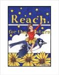 Reach for the Stars, marker and colored pencil, 11" x 14", janet balboa