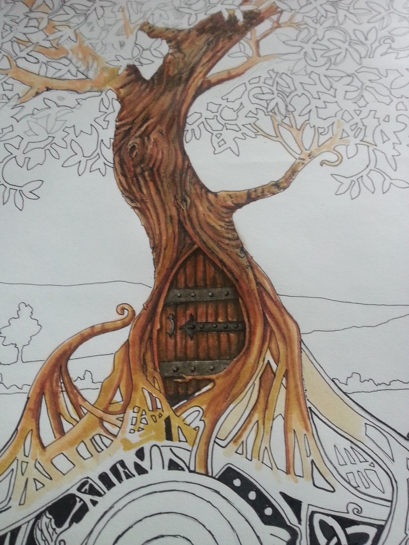 Janet Balboa,Anam Cara detail, marker and colored pencil, 19" x 24" c. 2013