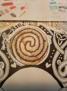 janet balboa, Anam Cara detail, marker and colored pencil, c. 20014