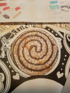 janet balboa, Anam Cara detail, marker and colored pencil, c. 20014