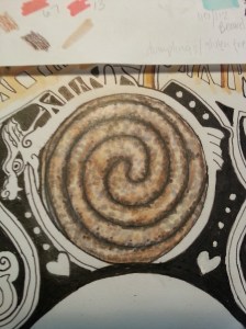 janet balboa, Anam Cara detail, marker and colored pencil, c. 20014