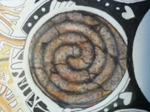 janet balboa, Anam Cara detail, marker and colored pencil, c. 20014