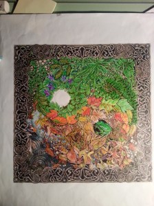 JanetBalboa c.2014 Marker on marker paper 12 x 12