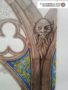 marker and colored pencil, 11" x 14" c. 2009, janet balboa