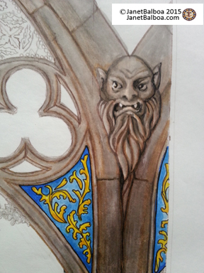 marker and colored pencil, 11" x 14" c. 2009, janet balboa