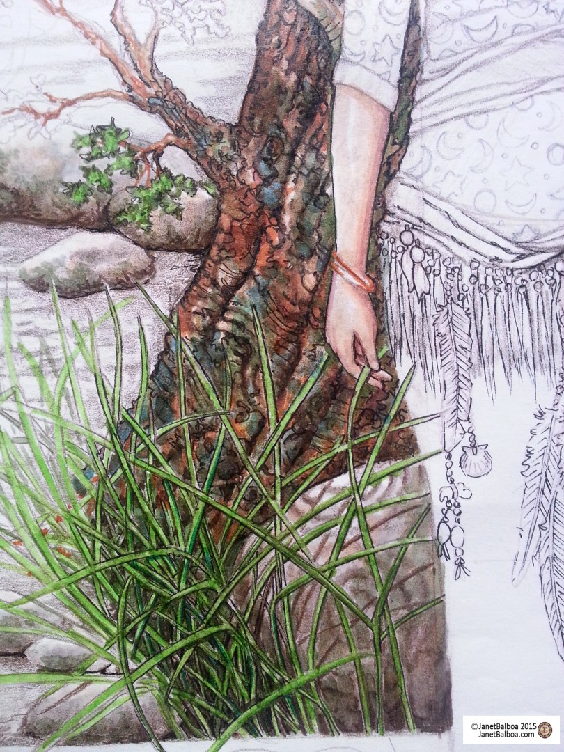 marker and colored pencil, 11" x 14" c. 2009, janet balboa