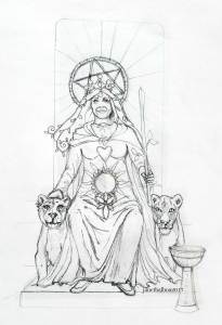 mother divine sketch